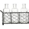 Soporte creativo de alambre cooperativo con 5 botellas de_5