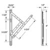 PrimeLine H 3626 Bisagra de ventana abatible de servicio_2