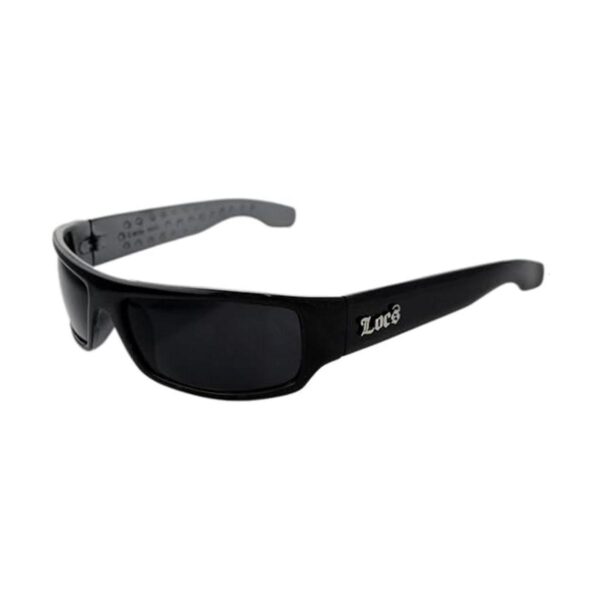 Locs Hardcore Gangster Shades anteojos de sol 9003blksilver_1