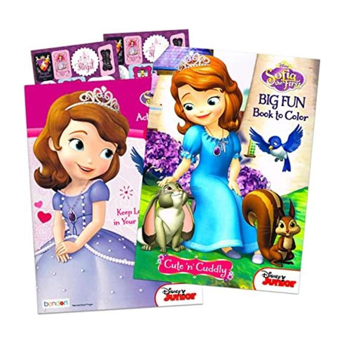 Disney Sofia el primer juego de libros para colorear y