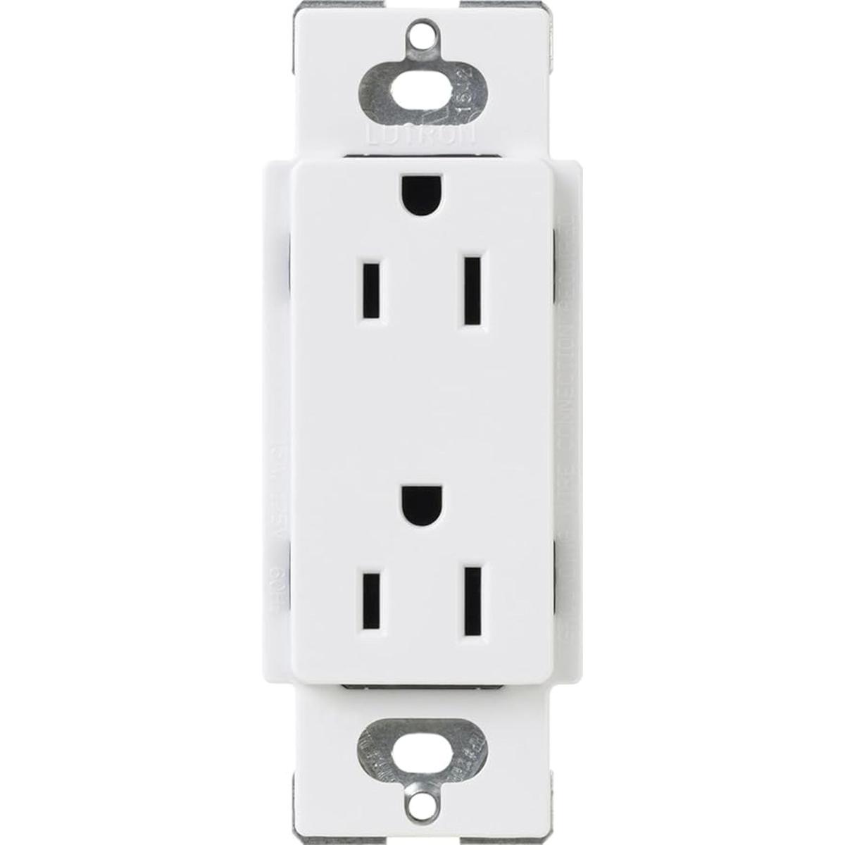 Lutron Receptáculo dúplex resistente a manipulaciones 15