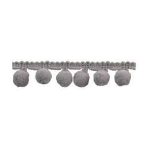 Pompom Fringe Rollos de flecos de poliéster de 1 pulgada_1