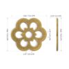 Hardware Philosophy Clover Brass Juego de 10 arandelas_3