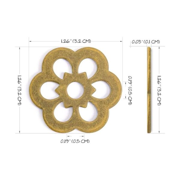 Hardware Philosophy Clover Brass Juego de 10 arandelas_3
