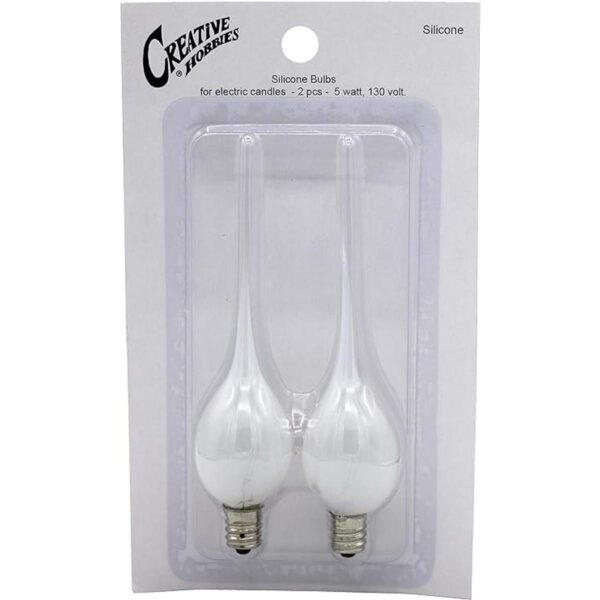 Creative Hobbies Bombillas de silicona de 5 W para velas