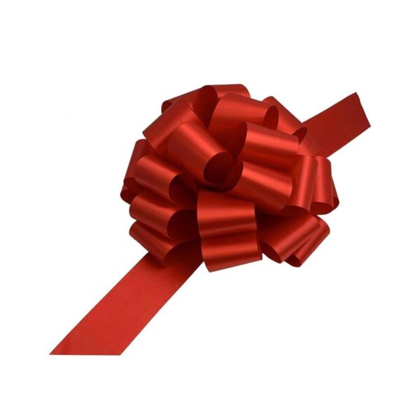 Cinta roja grande para moños para regalos de Navidad 9_1