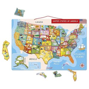 Mapa Janod magnético de los Estados Unidos 19.7 x 13.4_1