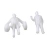 BQLZR White Model Train People Figura de pasajeros escala