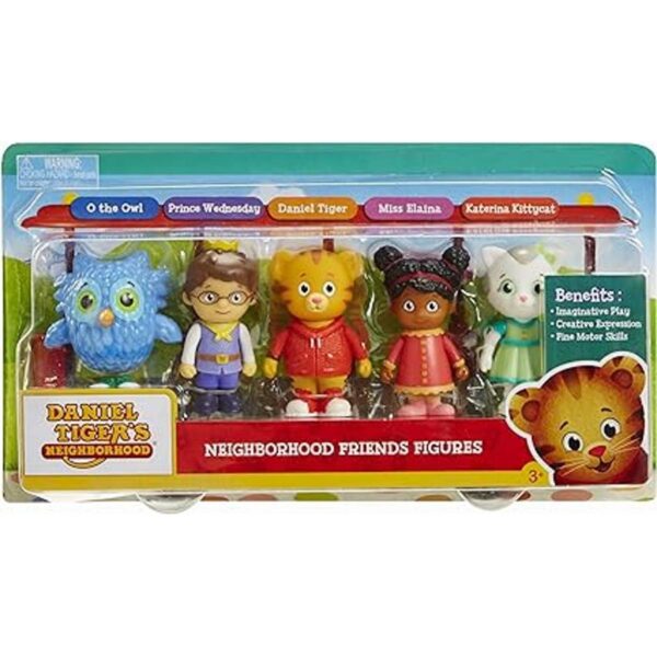 Juego de figuras de Daniel Tigers Neighborhood Paquete_3