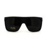 Gafas de sol de color negro oscuro con parte superior_4