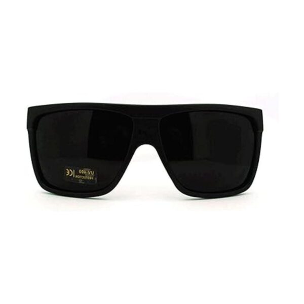 Gafas de sol de color negro oscuro con parte superior_4