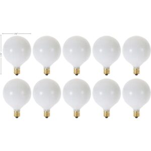 Paquete de 10 focos decorativos G16.5 de 120 V tipo globo_1