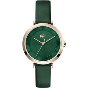 Lacoste Reloj de cuarzo de acero inoxidable para mujer con_1