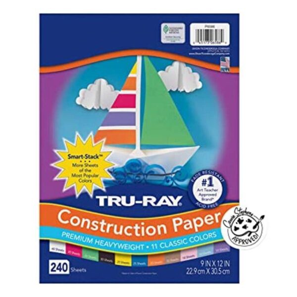 Pacon TruRay cartulina para bricolaje Colores Variados_1