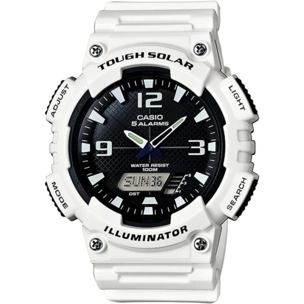 AQS810WC7AVCF Reloj de cuarzo blanco con pantalla_1