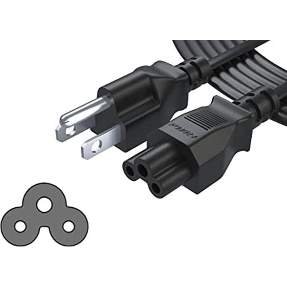 Cable de alimentación extra largo de 15 pies de 3 clavijas