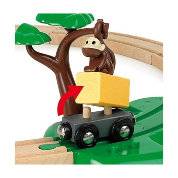BRIO World 33720 Safari Railway Set 17 piezas de_4