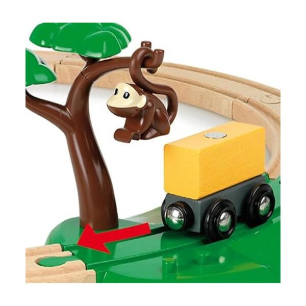 BRIO World 33720 Safari Railway Set 17 piezas de_3