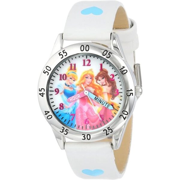 Reloj Disney para niños con diseño de princesas y con_1