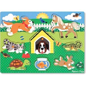 Rompecabezas Melissa Doug Rompecabezas de mascotas Peg_1