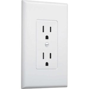 TayMac MW2500W Placa de pared que cubre un enchufe dúplex_1