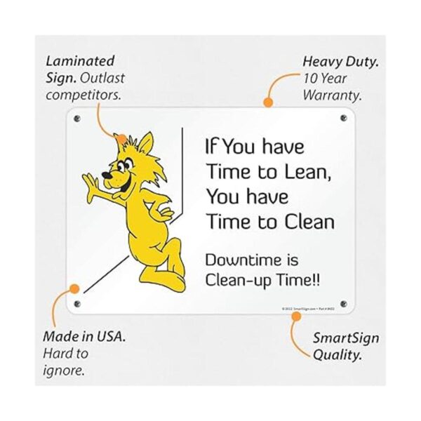 SmartSign S8861AL14 If You Have Time To Lean You Have_2