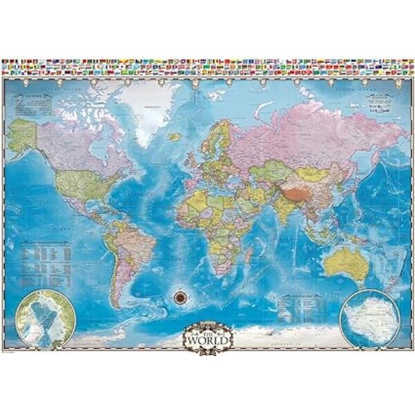 EuroGraphics Mapa del Mundo Rompecabezas 100 piezas_2