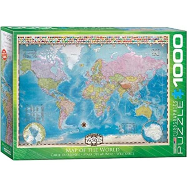 EuroGraphics Mapa del Mundo Rompecabezas 100 piezas_1