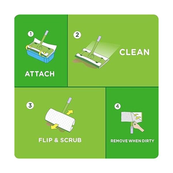 Swiffer Paños húmedos para trapear Sweeper frescos_4