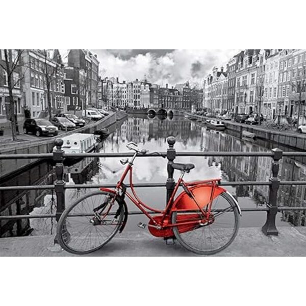 Educa Amsterdam con rojo bicicleta rompecabezas 3000piece_2