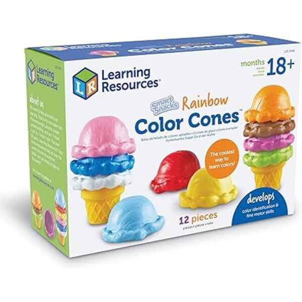 Cucuruchos de helado coloridos Learning Resources Smart_4