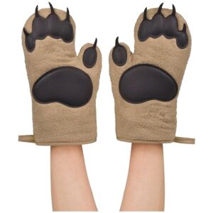 Juego de 2 guantes para horno de garras de oso marca_1