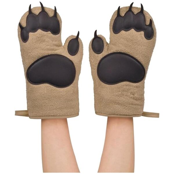 Juego de 2 guantes para horno de garras de oso marca_1