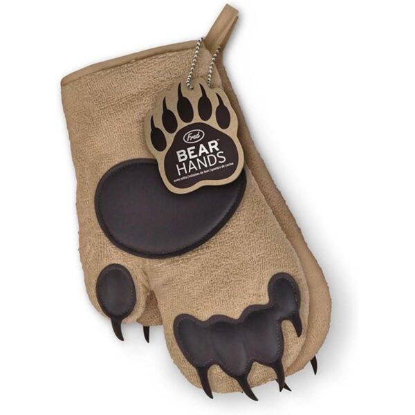 Juego de 2 guantes para horno de garras de oso marca_2