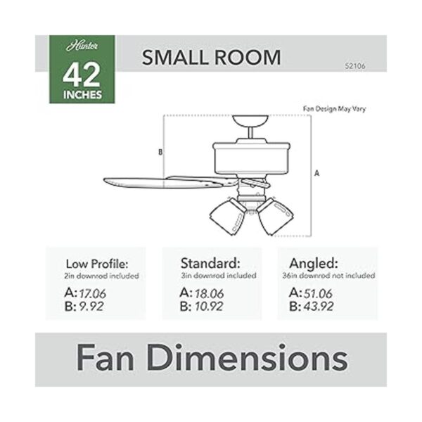 Hunter Fan Company 52106 Hunter Builder Ventilador de_4