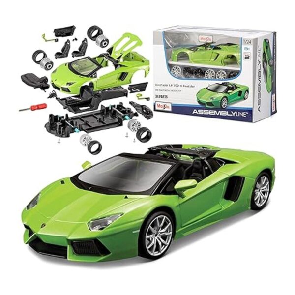 Maisto Assembly Line Lamborghini Aventador Roadster Die_2