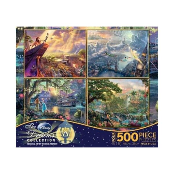 Ceaco 4 in 1 Multipack Thomas Kinkade Disney Dreams_6