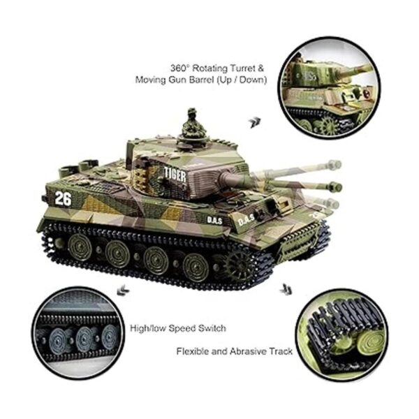 Tanque alemán a control remoto Cheerwing Tiger I Panzer_4
