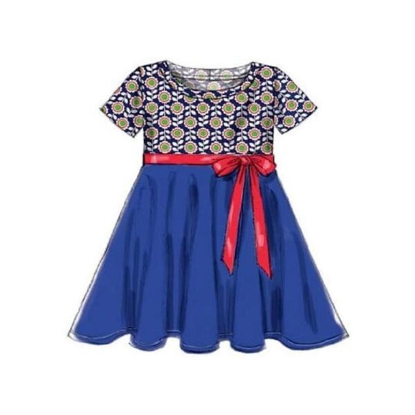 McCall Pattern Company m6915 Chidren vestidos el tamaño