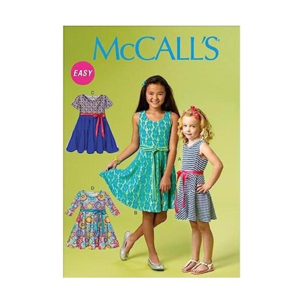 McCall Pattern Company m6915 Chidren vestidos el tamaño