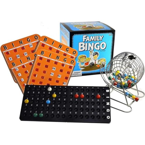 Set de bingo con tarjetas deslizables de Regal Games_1