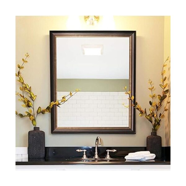 Head West Espejo de bronce aceitado 26 x 32 pulgadas_2