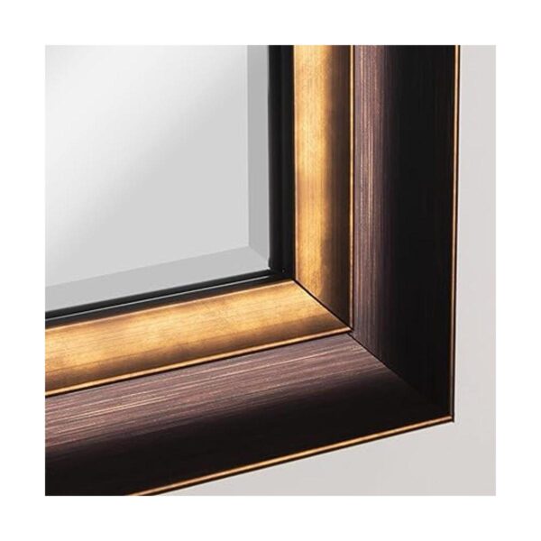 Head West Espejo de bronce aceitado 26 x 32 pulgadas_3
