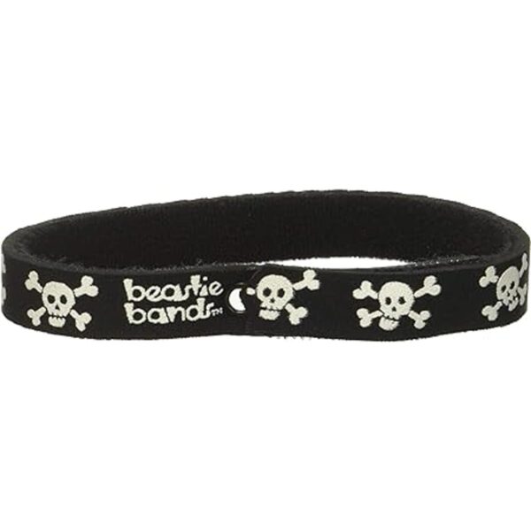 Beastie Band Collar de gato con calavera y huesos cruzados_2