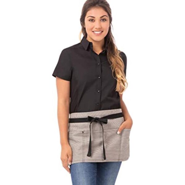 Delantal con pechera ajustable Chef Works Portland._1