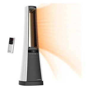 Lasko Calefactor eléctrico de torre 27 color plateado_1