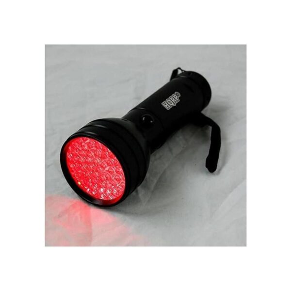 HQRP Linterna LED profesional portátil de 51 LED rojo_3