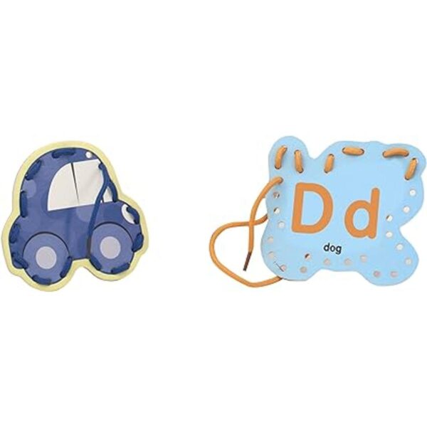 Melissa Doug. Juego de tarjetas de madera con paneles de_6