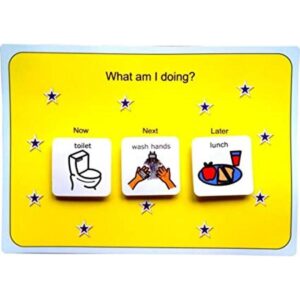 Suministros para autismo PECS Tabla de ahora luego y más_1