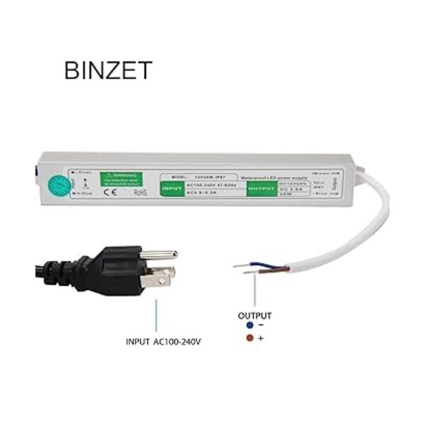 BINZET DC12V 2.5A 30 vatios LED Fuente de Alimentación_3